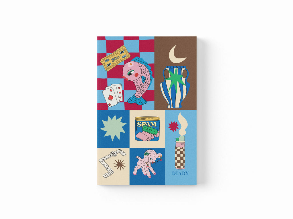 Undated Pocket Diary 2025/2026 | Mini A6 Daily Planner