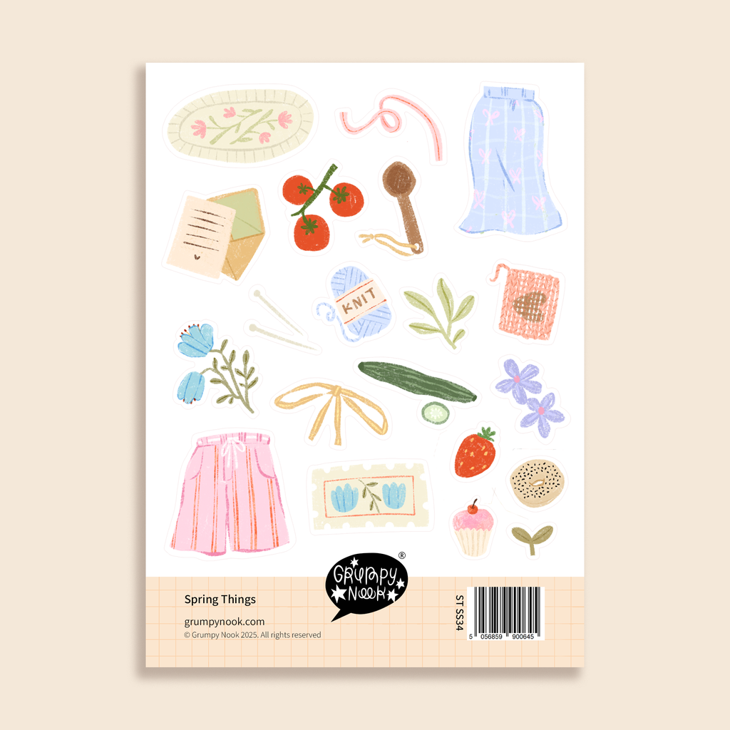 Spring Things Sticker Sheet