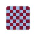 Blue & Red - Checkerboard Coaster