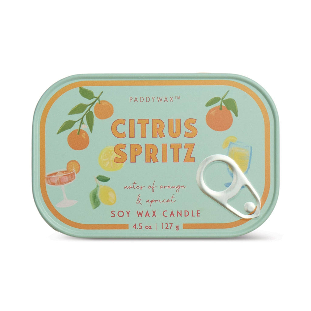 Bistro Orange Tin Candle - Orange Citrus Spritz