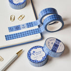 Inky Floral Washi Tape