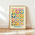 Flower Market Art Print