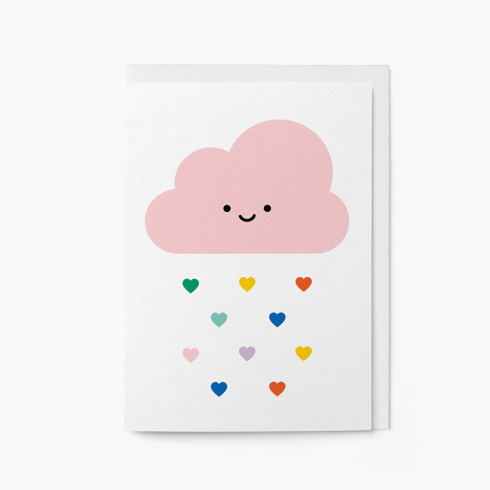 Cloud hearts  - Greeting Card