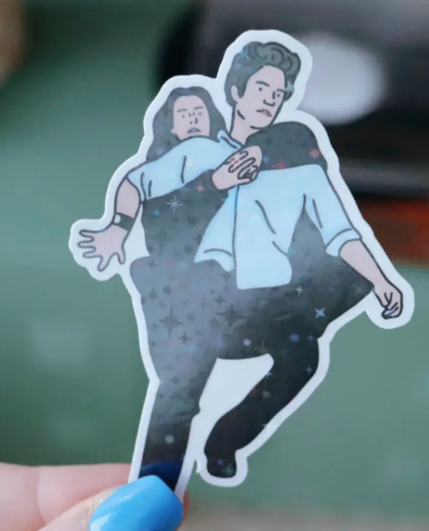 Spider Monkey Glossy Vinyl Sticker