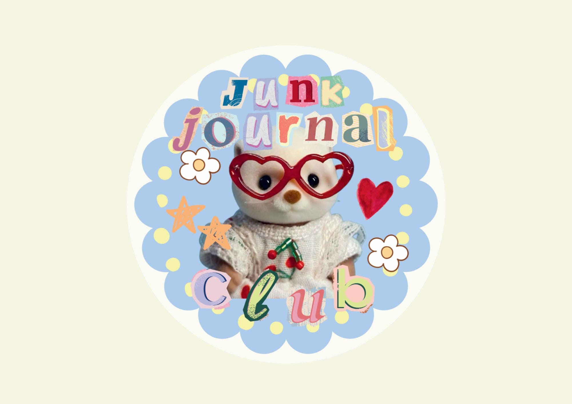 Junk Journal Club Sticker