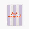 Just Married - Wedding card