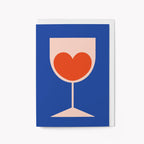 Heart Glass - Greeting Card