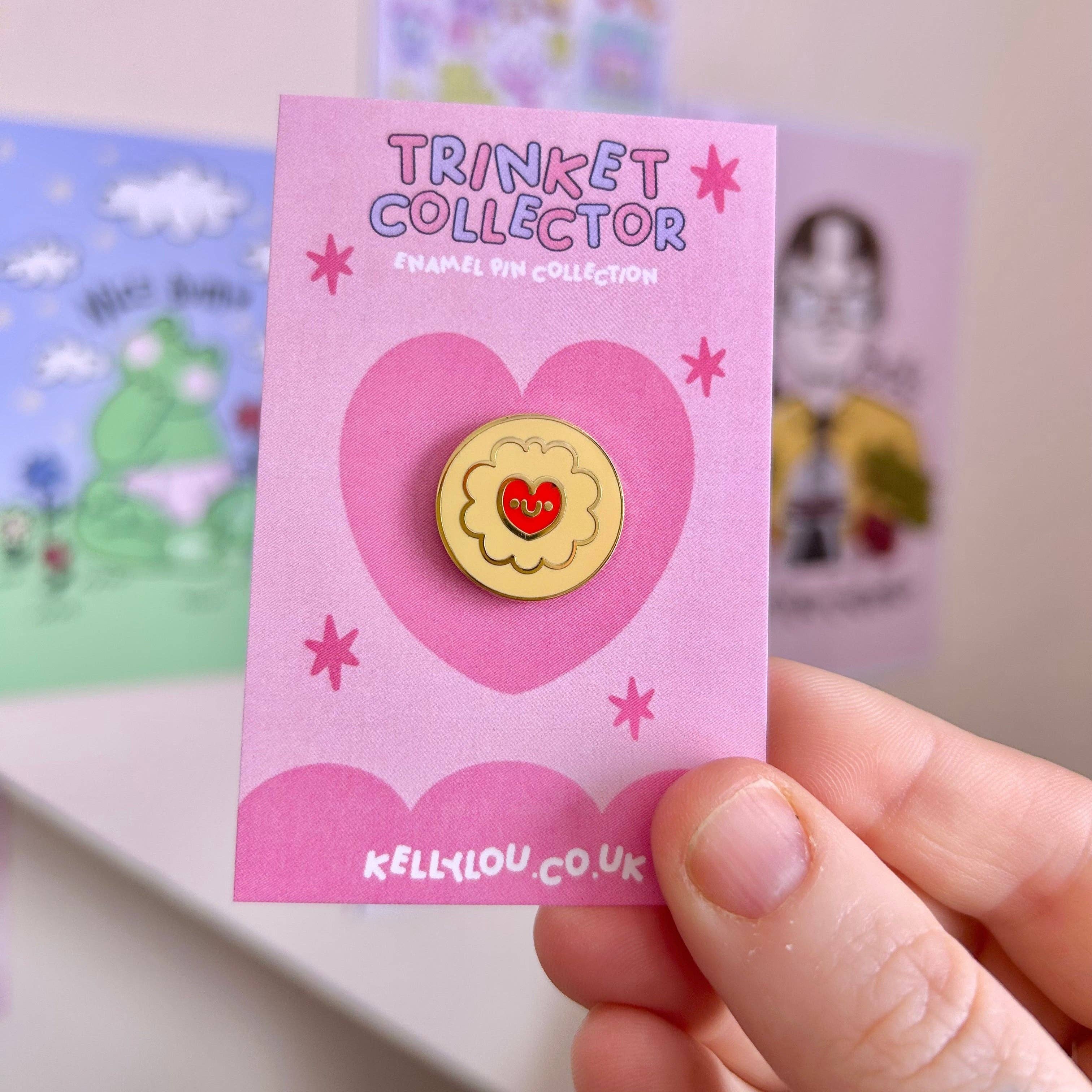 Jammie Biscuit -  Mini Enamel Pin