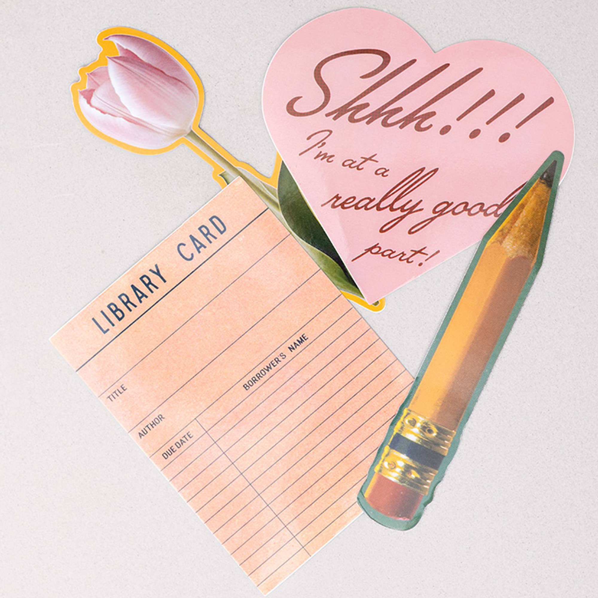 Stick with It! Big Vinyl Stickers, I Love Reading