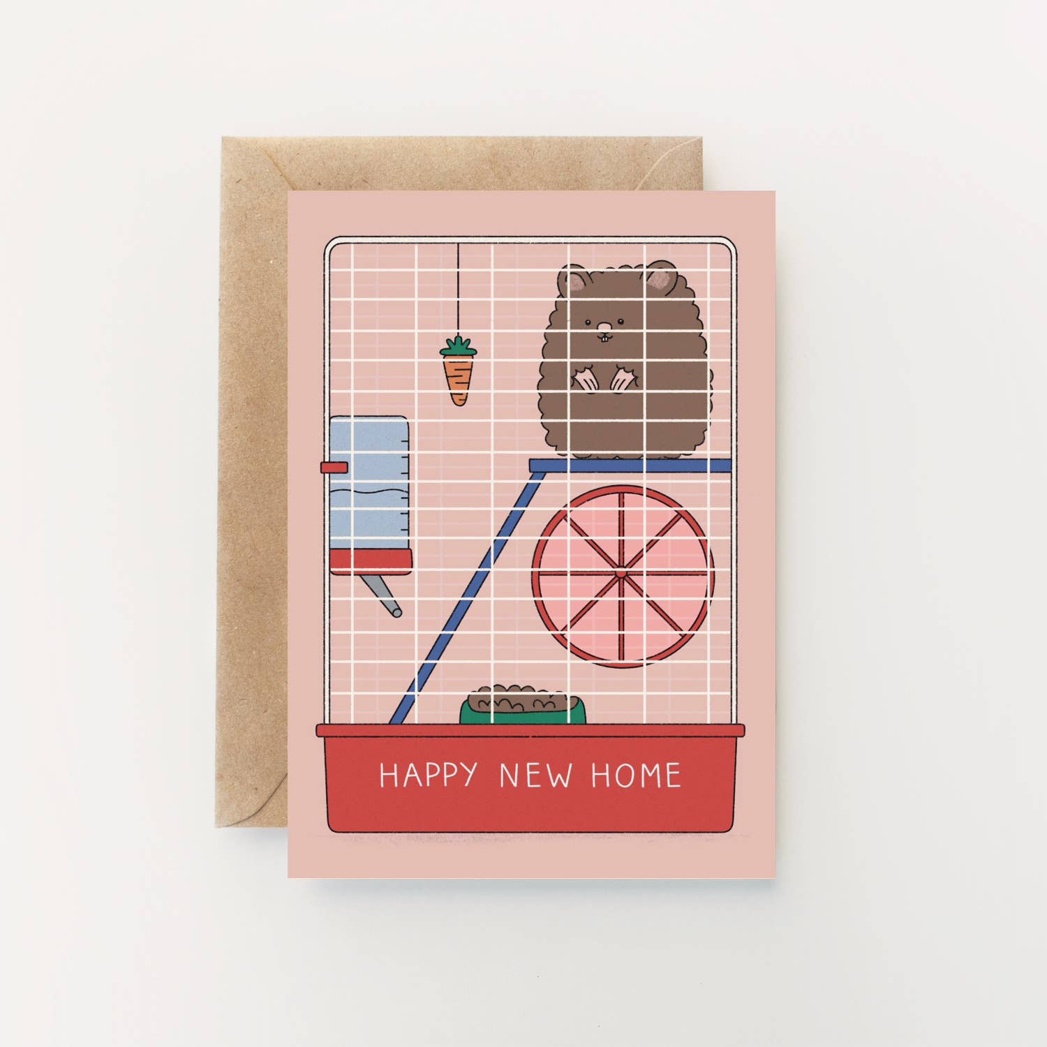 Happy New Home Hamster Greetings Card