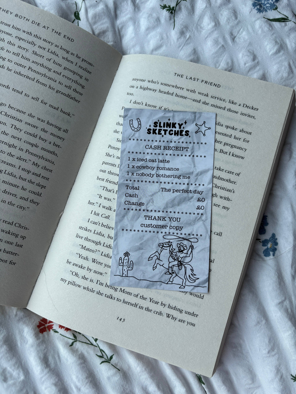 Receipt Genre Bookmark / Junk Bookmark