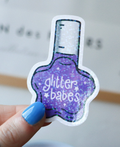 Glitter Polish Sticker
