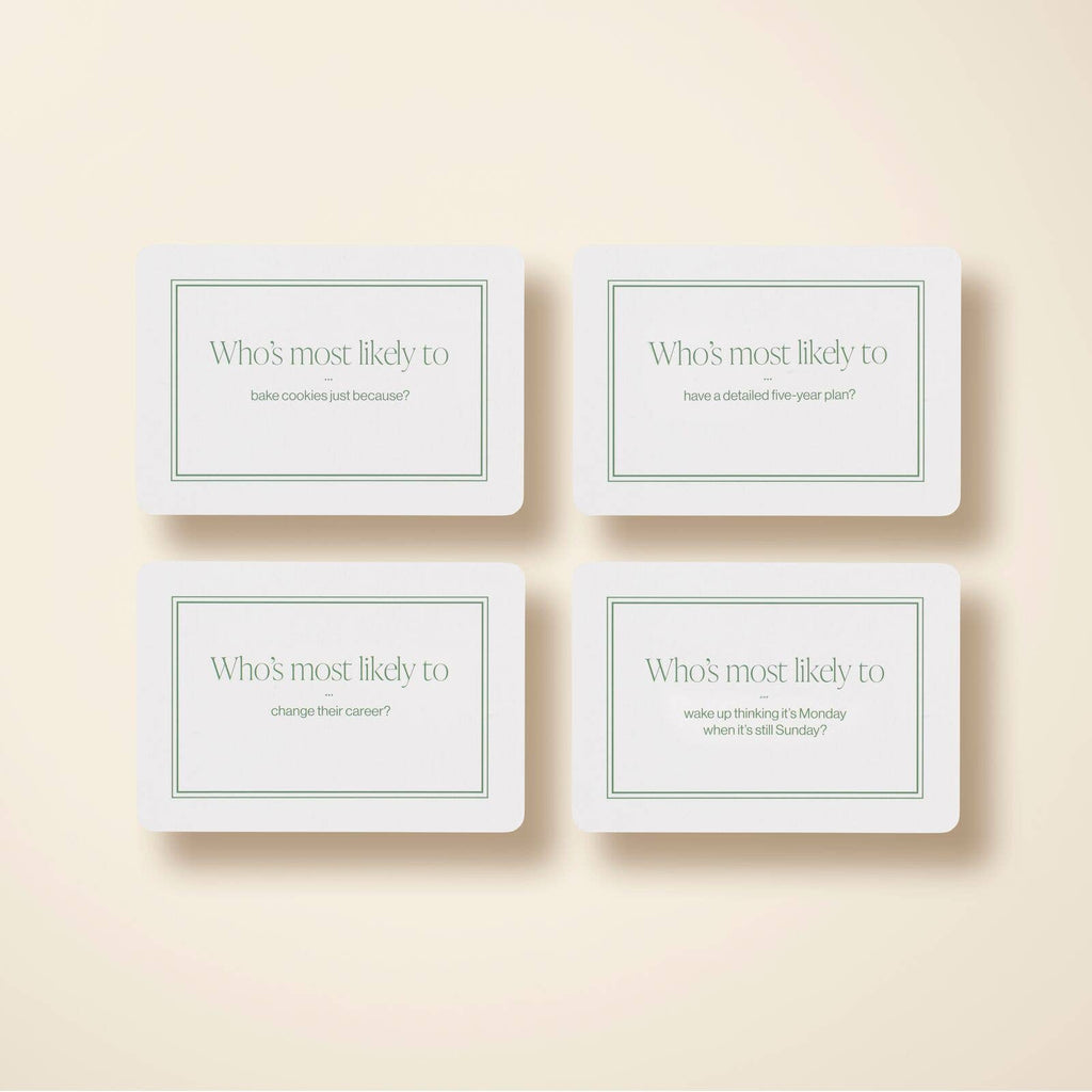 Table Stories Dinner Party Playing Cards
