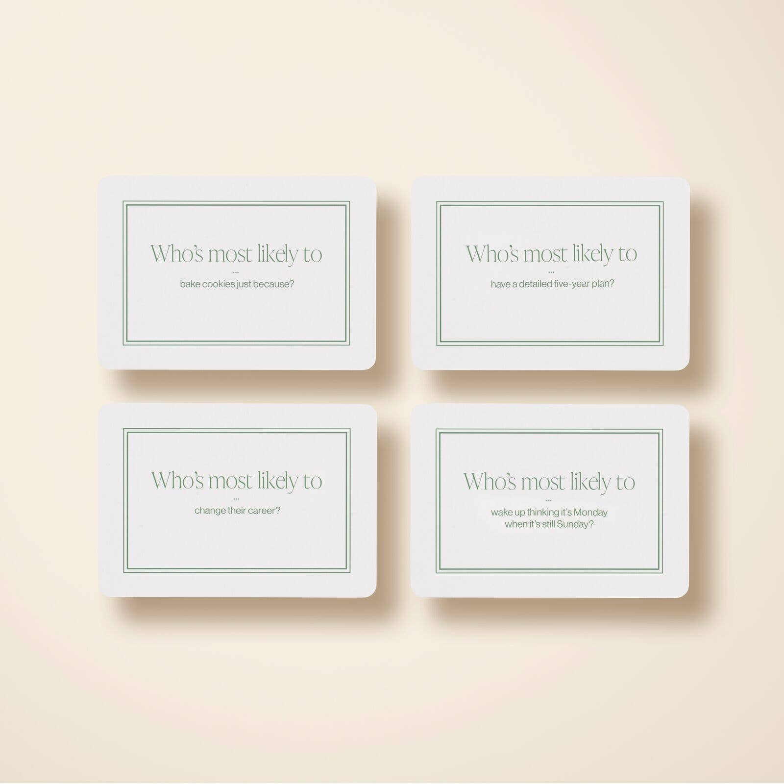 Table Stories Dinner Party Playing Cards