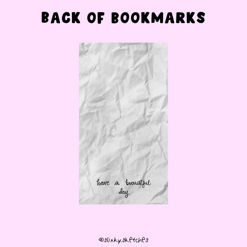 Receipt Genre Bookmark / Junk Bookmark