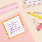 Vinyl Sticker - New notebooks and fancy candles