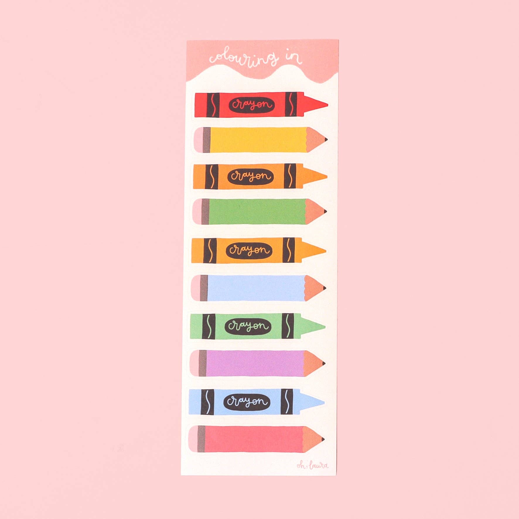 Planner Stickers - Colouring In