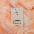 White Feather Remembrance Enamel Pin