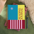 Reading Journal A5 | Hardback | Turquoise Citrus