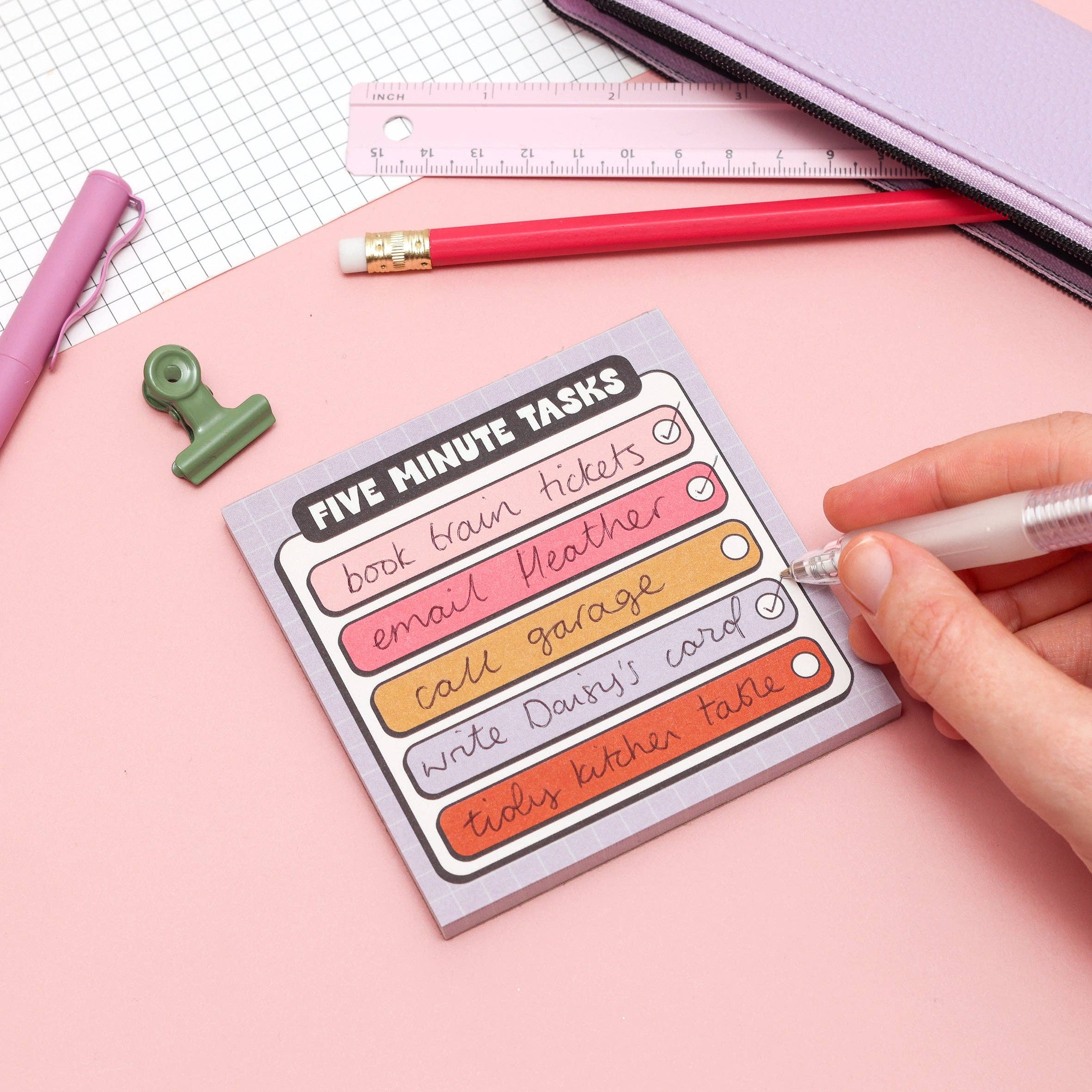 Memo Pad - Five Minute Tasks