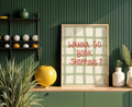 Wanna Go Book Shopping Art Print