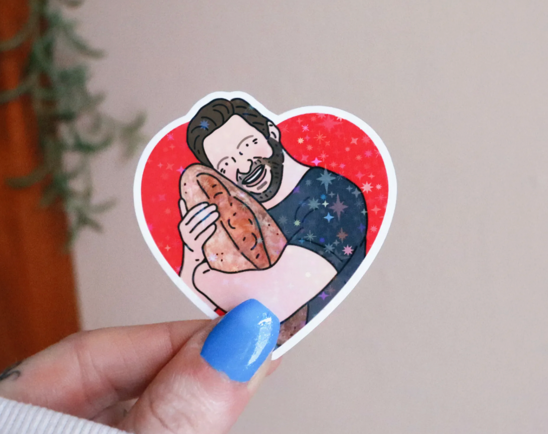 Hugh Loves Bread Sticker