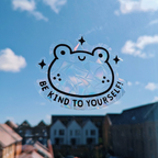 Be Kind To Yourself! Frog Suncatcher