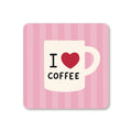 I Heart Coffee Coaster