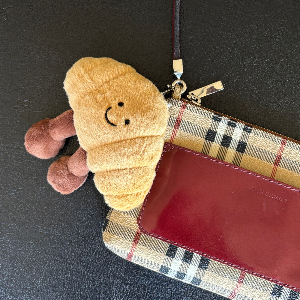 Cutesy Croissant Bag Charm