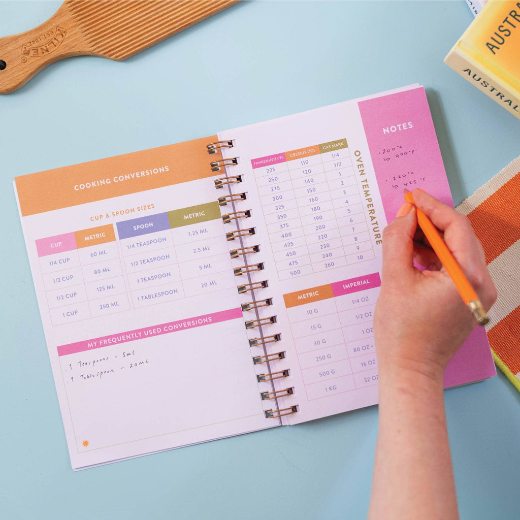 Recipe Book Journal A5 | Cabana Stripe | Hardcover