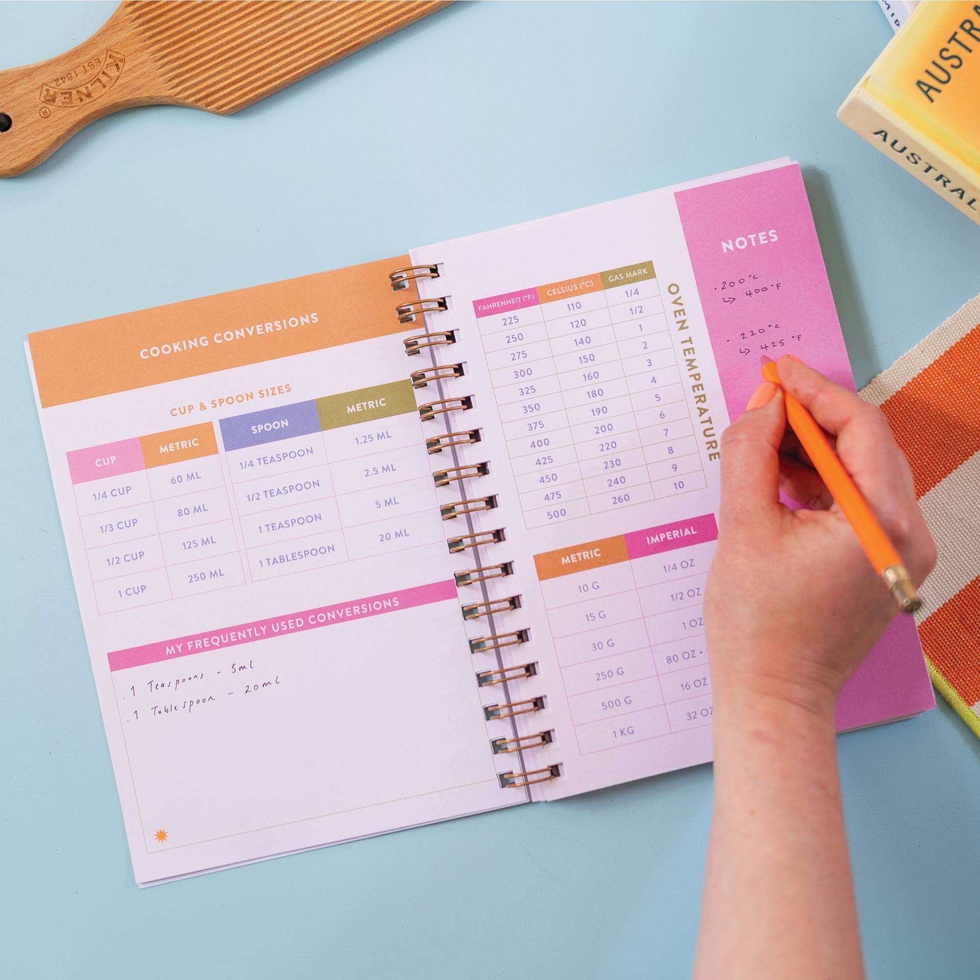 Recipe Book Journal A5 | Cabana Stripe | Hardcover