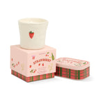 Bistro Strawberry Tin Candle - Strawberry