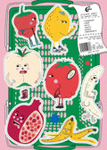 A5 sticker sheet - THE GROCERY STORE