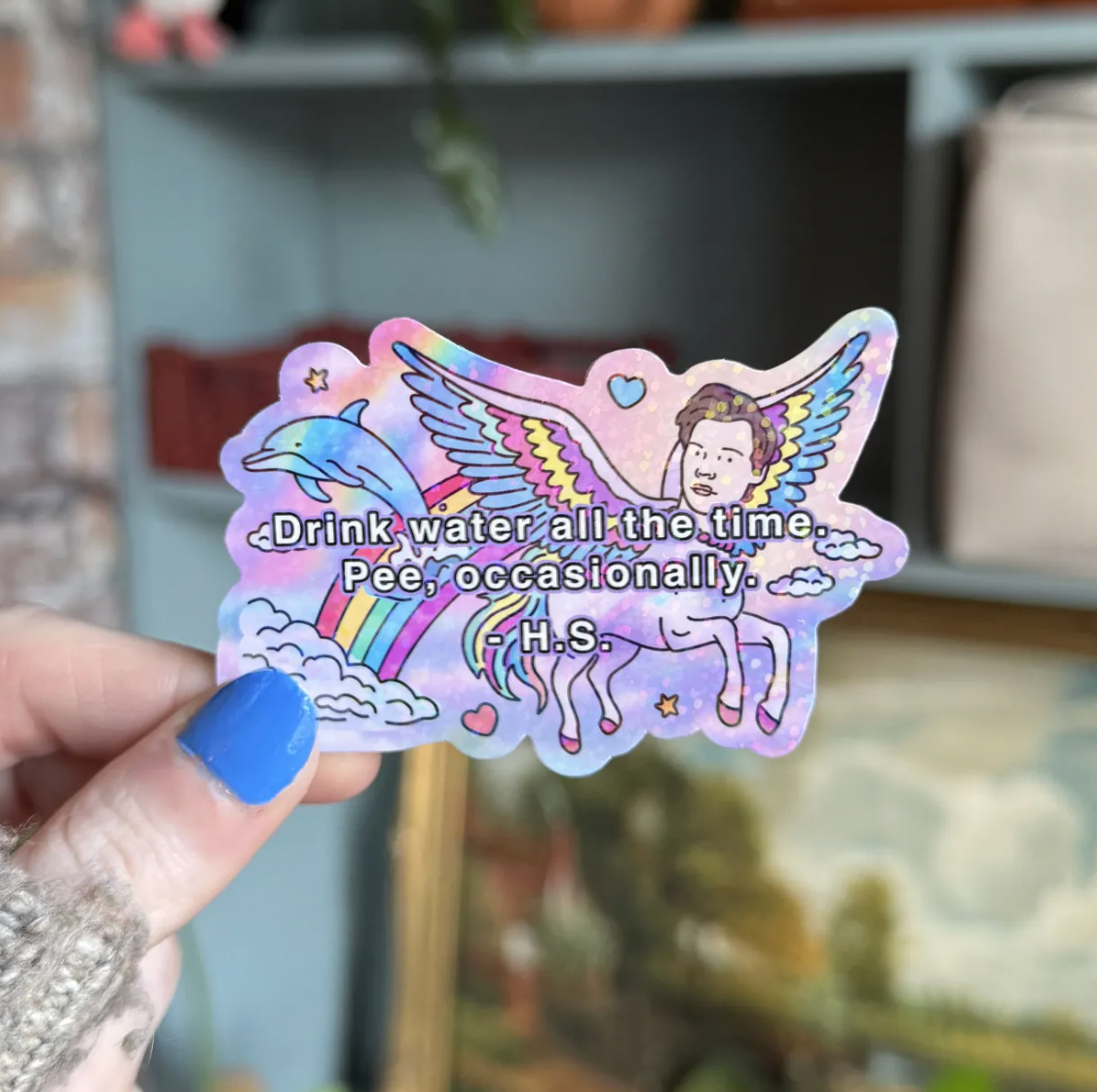 Drink Water Harry Sticker