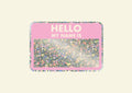 Hello Glitter Vinyl Sticker