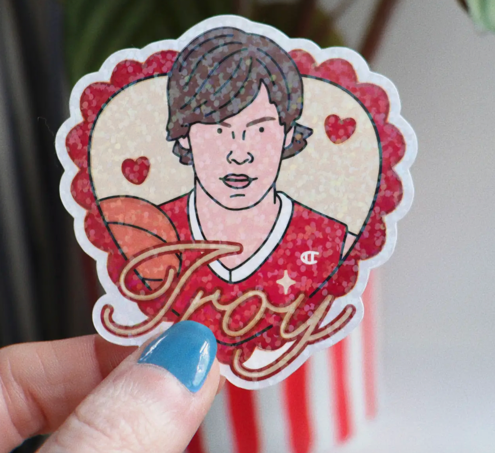 Troy Shimmer Glossy Vinyl Sticker