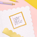 Vinyl Sticker - New notebooks and fancy candles
