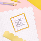Vinyl Sticker - New notebooks and fancy candles