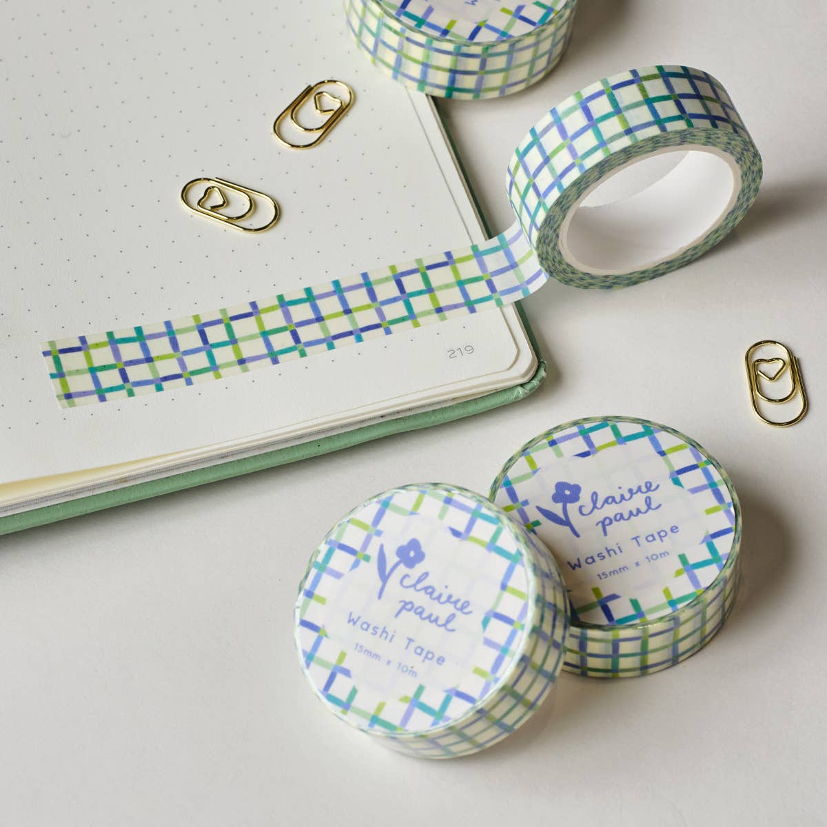 Quilted Grid Washi Tape