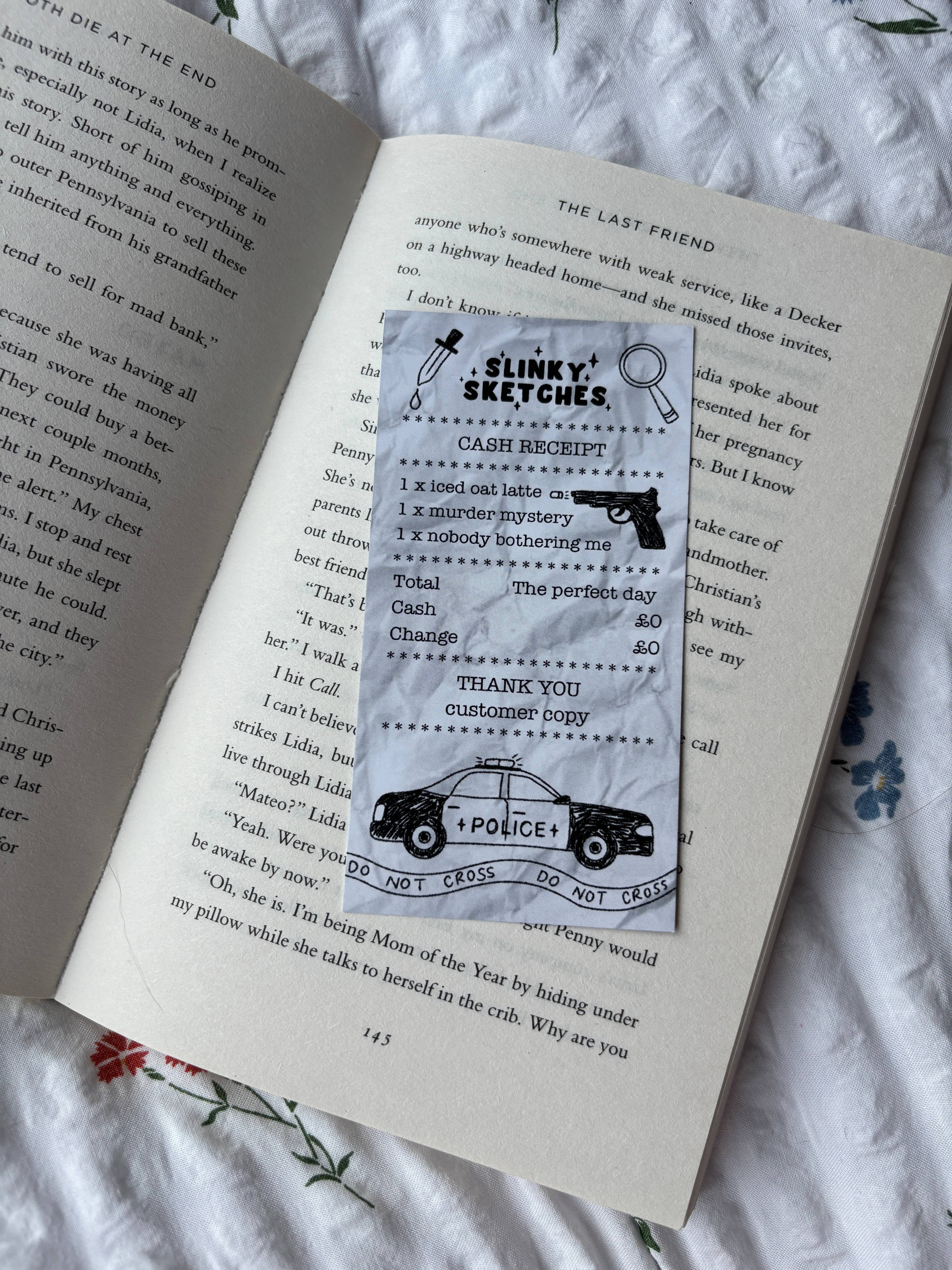 Receipt Genre Bookmark / Junk Bookmark