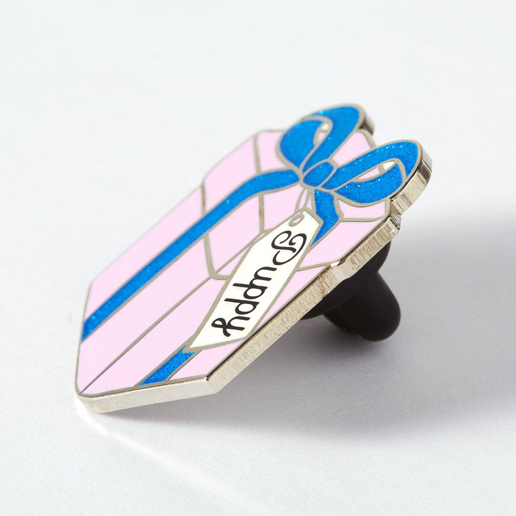 Puppy Gift Box Enamel Pin