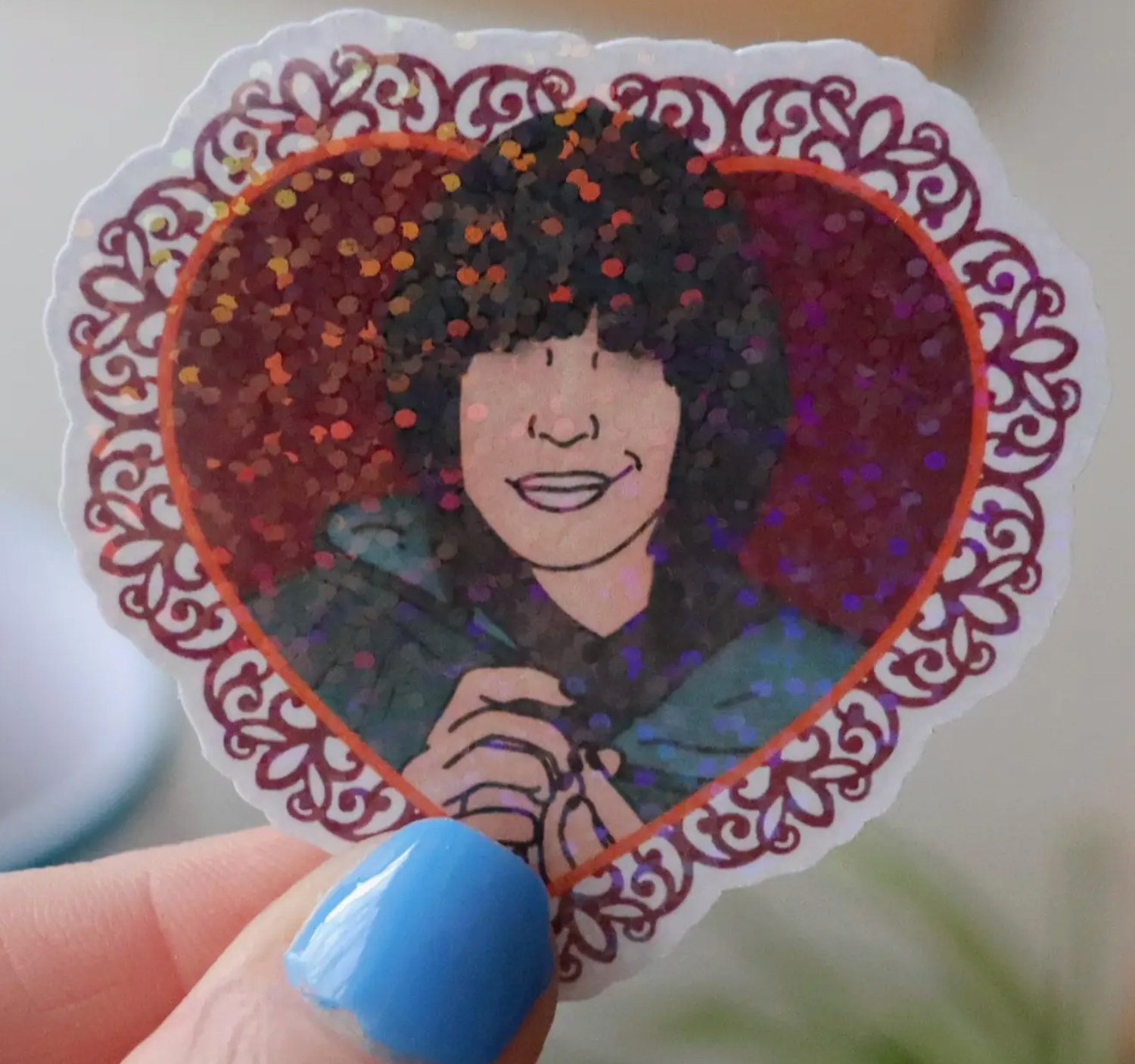 Claudia Glossy Sticker