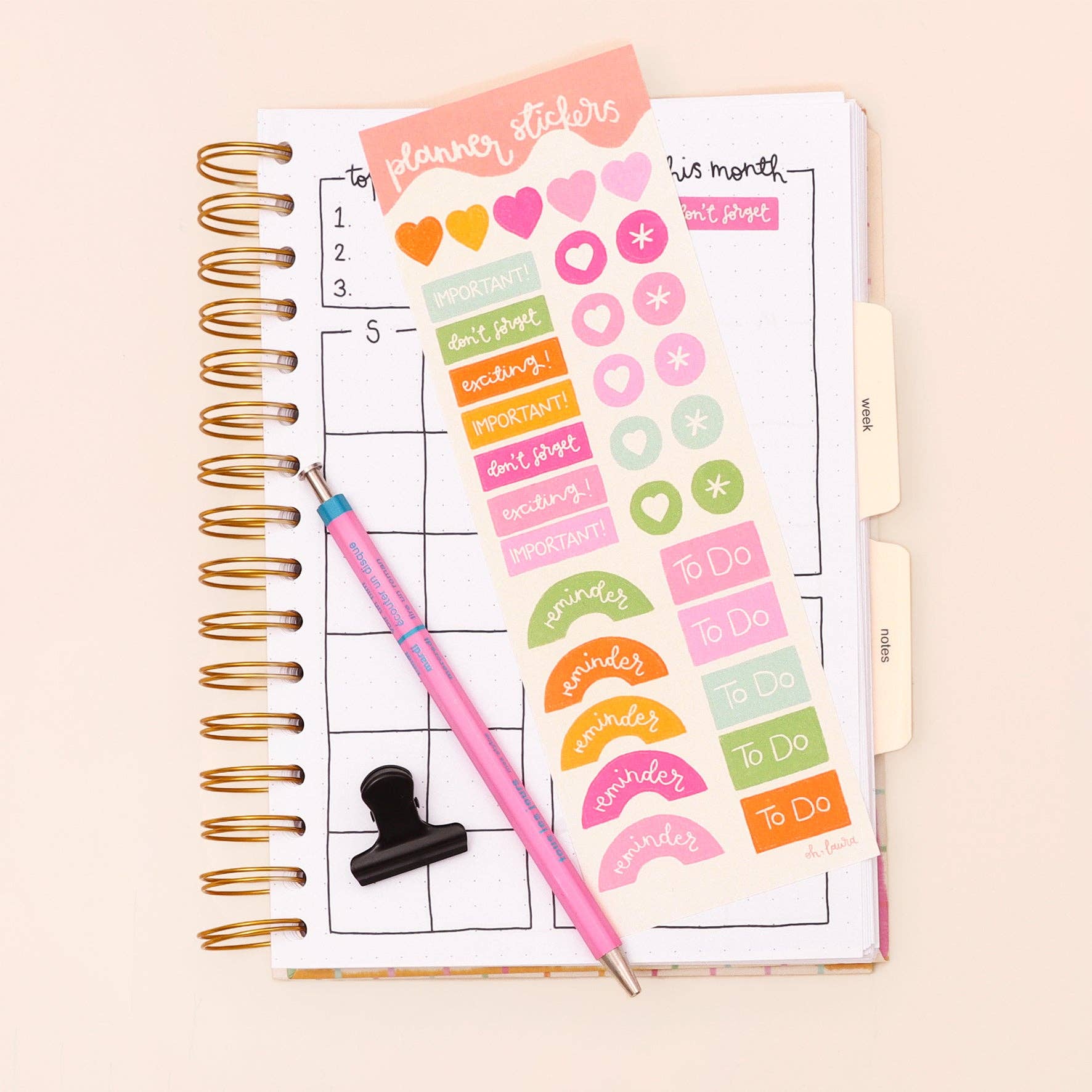 Planner Sticker Sheet