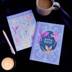 Reading Journal Dragon, Cosy Quest – 50 Book Review Notebook