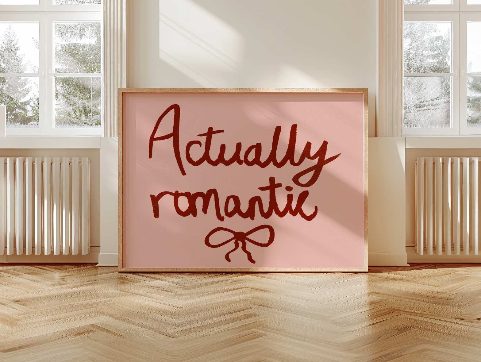 Actually Romantic Art Print