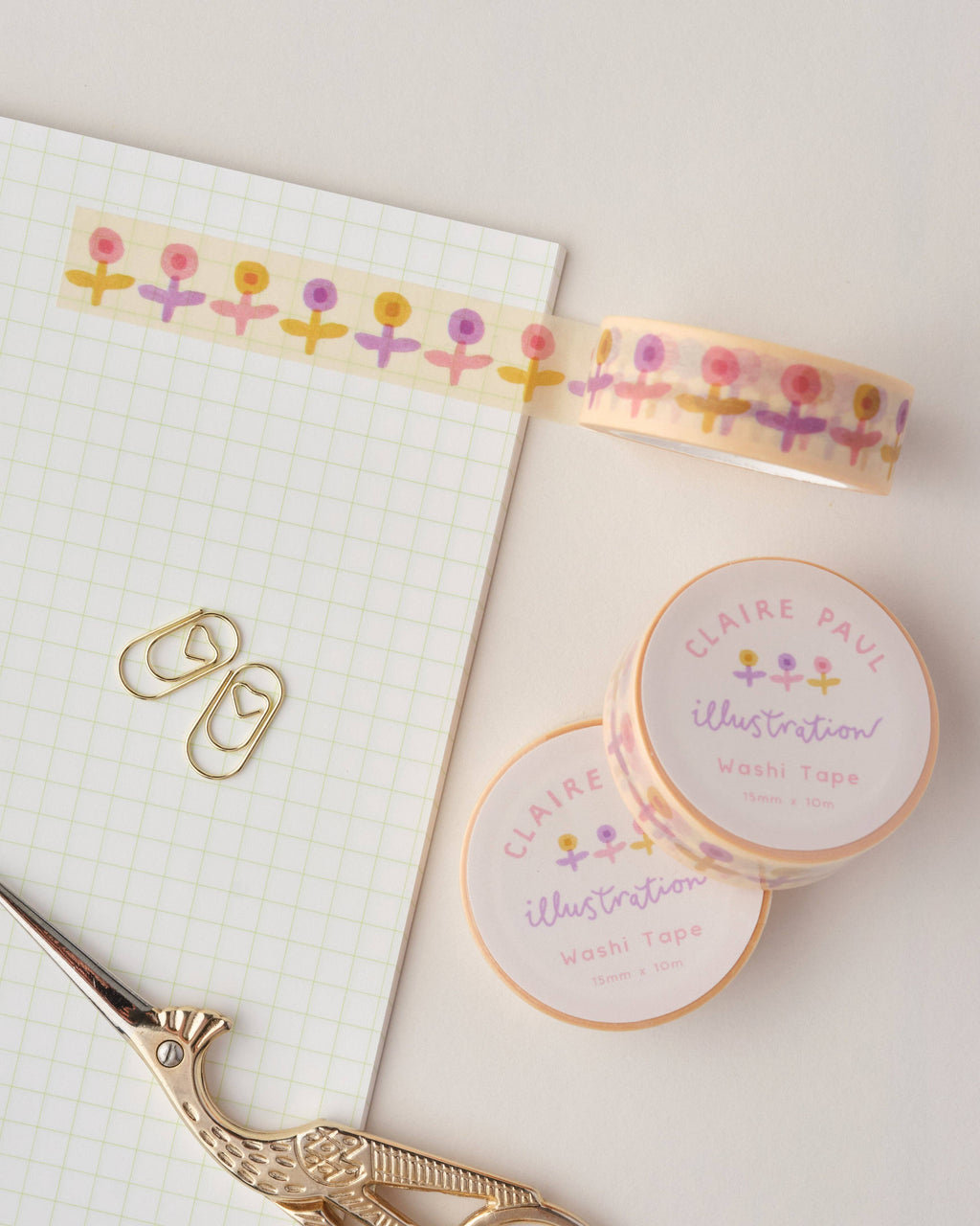 Pastel Buds Washi Tape