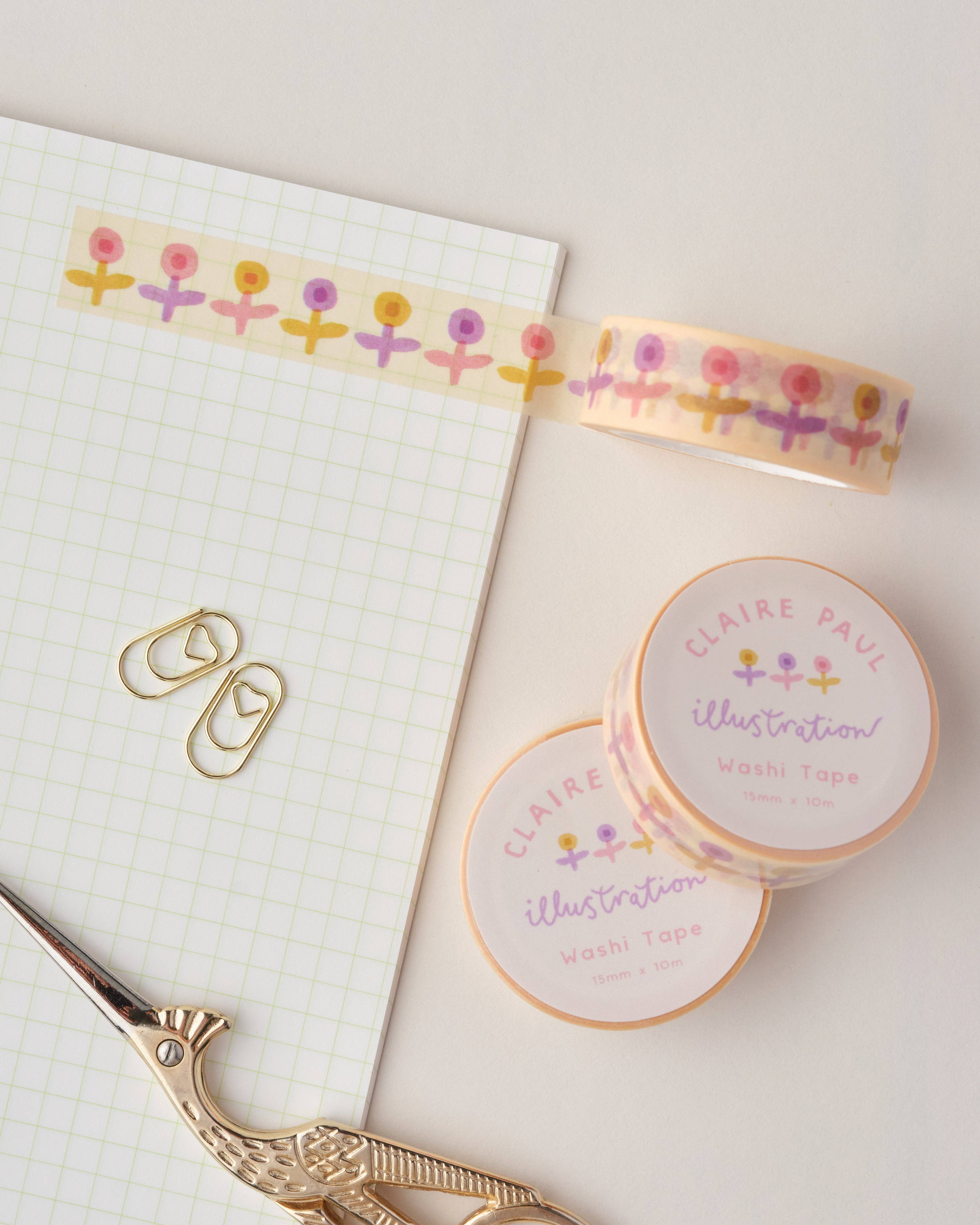 Pastel Buds Washi Tape