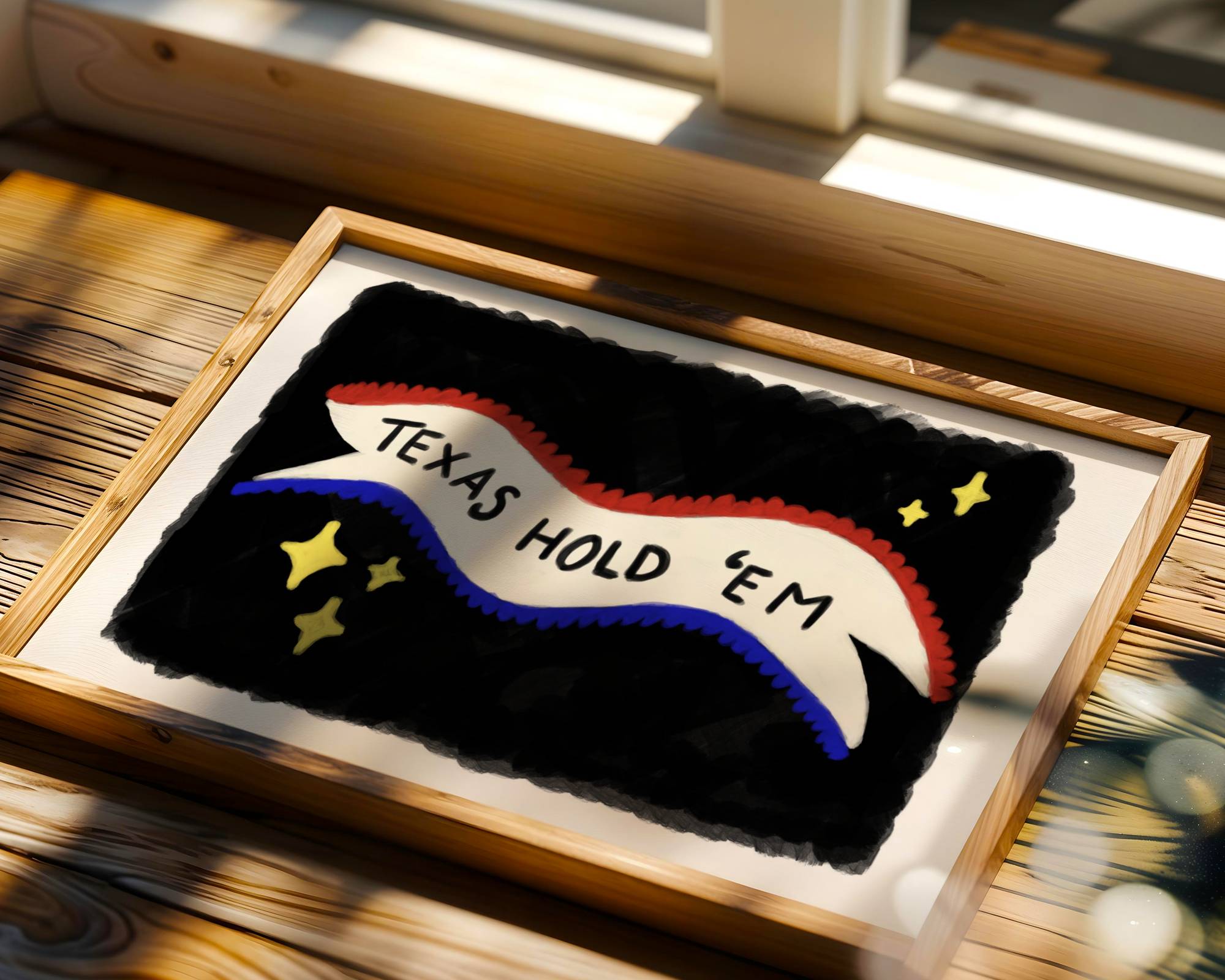 Texas Hold Em Art Print