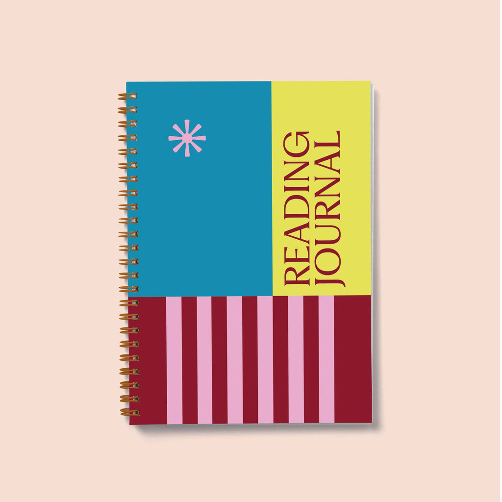 Reading Journal A5 | Hardback | Turquoise Citrus