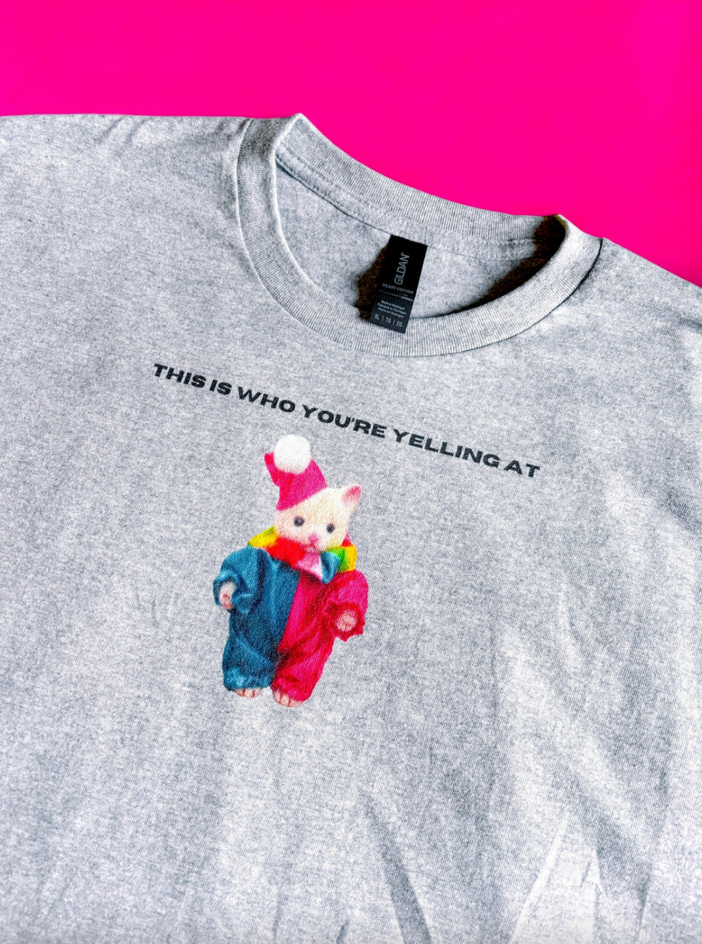 This Is Who You're Yelling At tee (Sports Grey)
